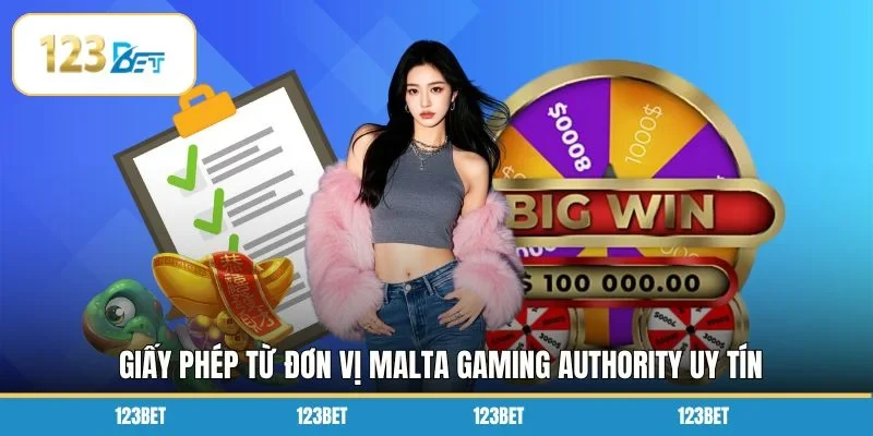 Giấy phép từ đơn vị Malta Gaming Authority uy tín